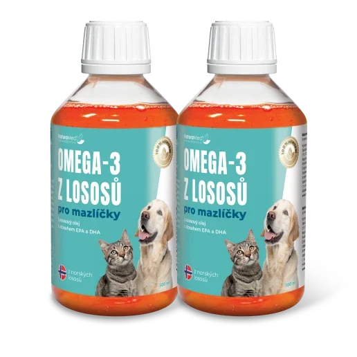 2 fľaše Omega-3 pre miláčikov