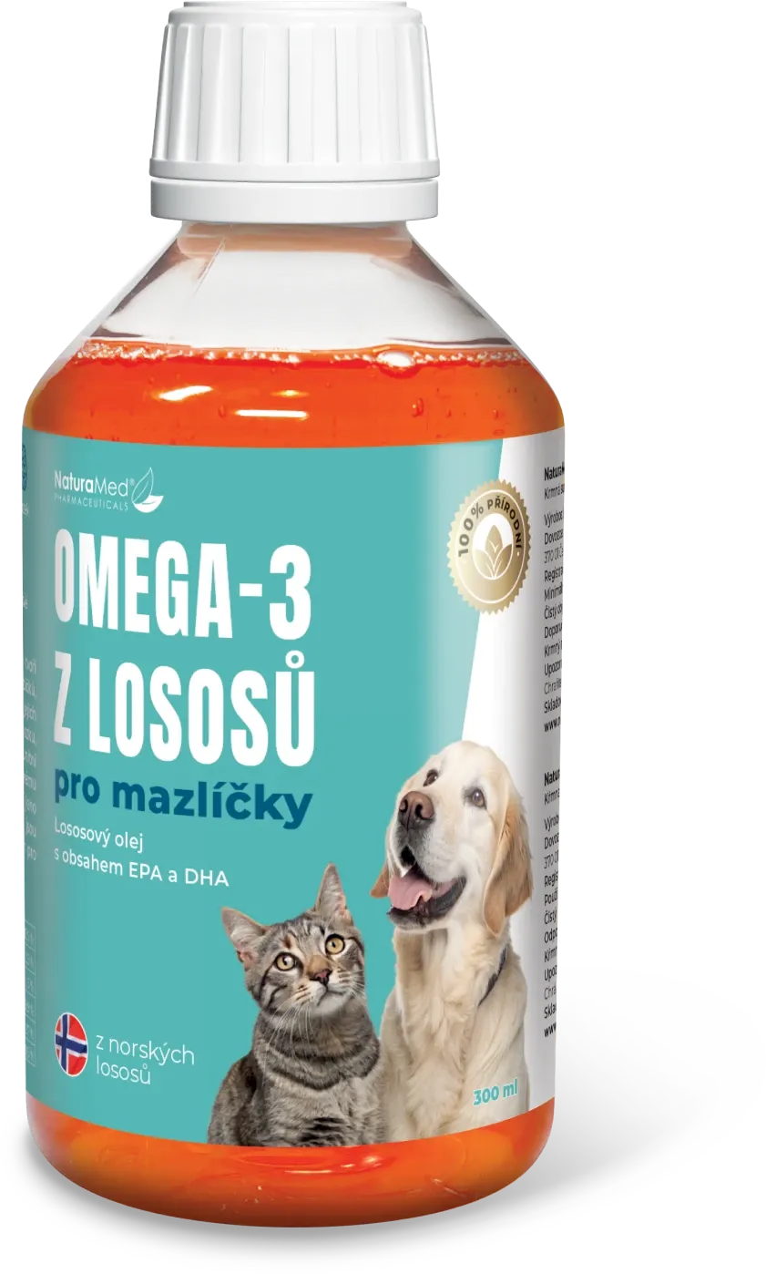 Omega-3 olej z lososa pre miláčikov